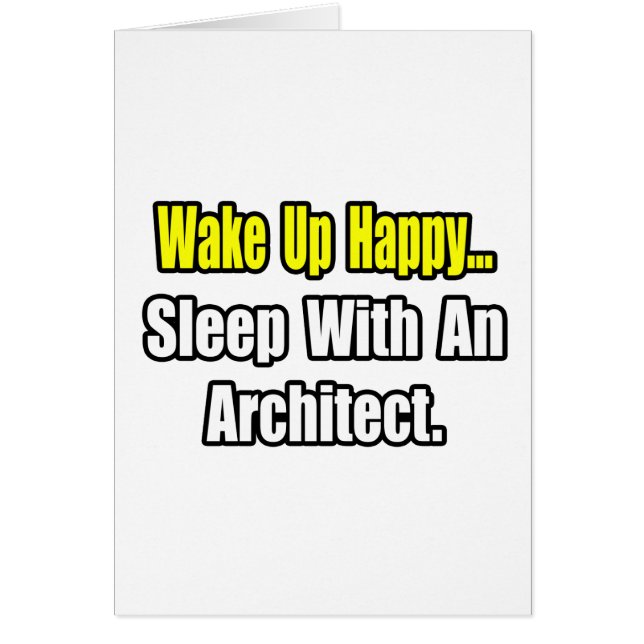 Slaap met een architect (Voorkant)