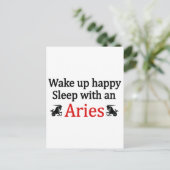 Slaap met een Aries Briefkaart (Staand voorkant)