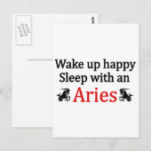 Slaap met een Aries Briefkaart (Voorkant / Achterkant)