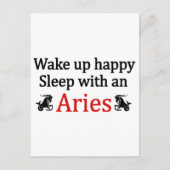 Slaap met een Aries Briefkaart (Voorkant)