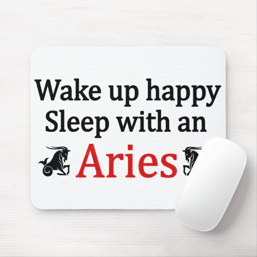 Slaap met een Aries Muismat (Met muis)