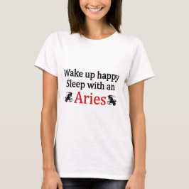 Slaap met een Aries T-shirt