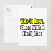 Slaap met een brandweerman briefkaart (Voorkant / Achterkant)