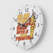 Slaap met een brandweerman grote klok (Hoek)