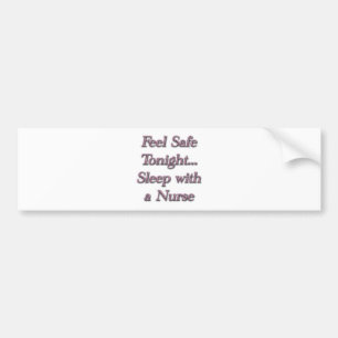 slaap met een nest bumpersticker