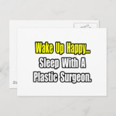 Slaap met een plastisch chirurg briefkaart (Voorkant / Achterkant)