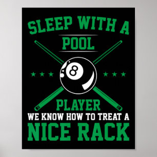 Slaap met een poolspeler we weten hoe we een Ni mo Poster