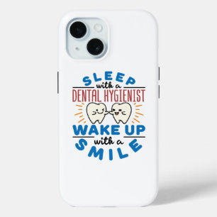 Slaap met een tandheelkundige Wake Up met een glim iPhone 15 Case