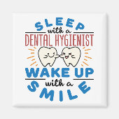 Slaap met een tandheelkundige Wake Up met een glim Magneet (Voorkant)