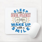 Slaap met een tandheelkundige Wake Up met een glim Muismat (Met muis)