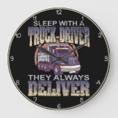 Slaap met een vrachtwagen grote klok (Voorkant)