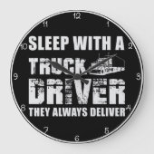 Slaap met een vrachtwagen grote klok (Voorkant)