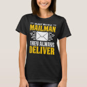 Slaap met postbode Postbode Postbode Postbode Post T-shirt (Voorkant)