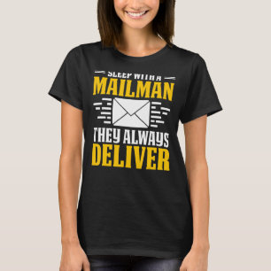 Slaap met postbode Postbode Postbode Postbode Post T-shirt