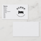 Slaap mijn favoriete Modus Operandi (Humor tekenen Visitekaartje (Voorkant / Achterkant)