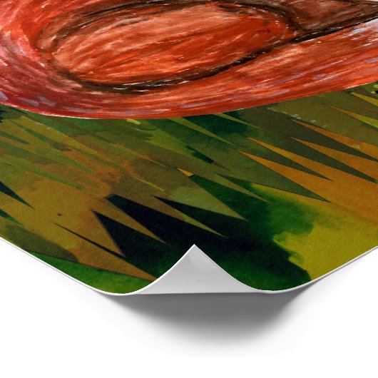 Slaap Mooie Dromen Kleine - Slaapvos Kunst voor de Poster (Hoek)