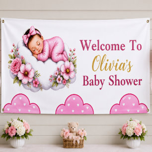 Slaap Mooie Slaapster Baby Meisje Shower Spandoek