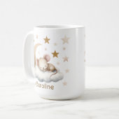 Slaap Mopje Muis Naam Kinderen Mok (Voorkant links)