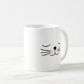 Slaap Moppen Ogen Cute Kat Koffiemok (Voorkant rechts)