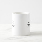 Slaap Moppen Ogen Cute Kat Koffiemok (Center)