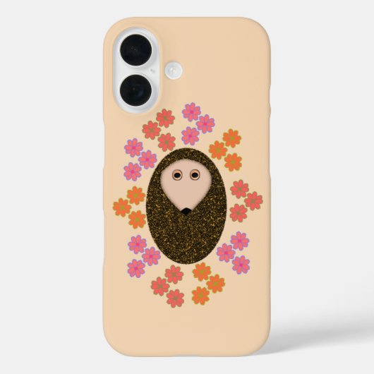 Slaap Murmeldier en Bloemen Case-Mate iPhone Case (Achterkant)