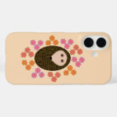 Slaap Murmeldier en Bloemen Case-Mate iPhone Case (Achterkant (horizontaal))