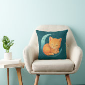 Slaap Muts Kat op Maan Kussen (Stoel)