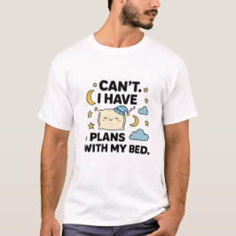 Slaap Muts Kussen T-Shirt – Gezellige Slaap Vibes