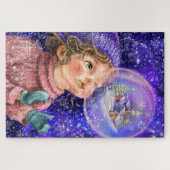 Slaap Muts Meisje Puzzel (Horizontaal)