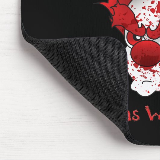 Slaap niet... muismat (Hoek)