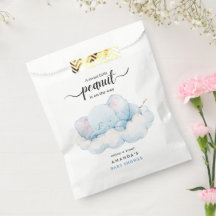 Slaap Olifant Baby Shower, Jongen Baby Shower