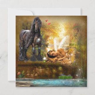 Slaap om te dromen Fee en Paard Fantasie