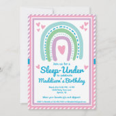 Slaap onder de helft slaap over de regenboog kaart (Voorkant)