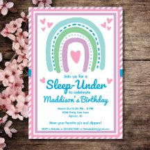 Slaap onder de helft slaap over de regenboog