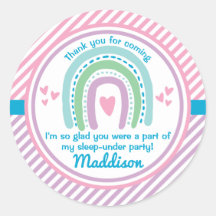 Slaap onder de helft slaap over de regenboog