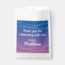 Slaap onder de helft slaap over String Lights Part Bedankzakje