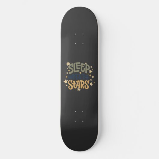 Slaap onder de sterren persoonlijk skateboard (Voorkant)