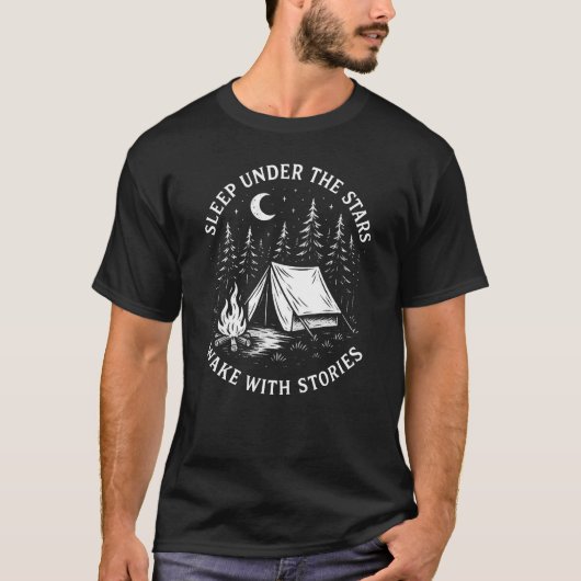 Slaap onder de sterren T-shirt (Voorkant)
