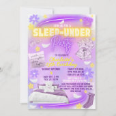 Slaap Onder Neon Glow Tween Meisjes Verjaardagsfee Kaart (Voorkant)