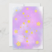 Slaap Onder Neon Glow Tween Meisjes Verjaardagsfee Kaart (Achterkant)