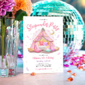 Slaap onder Party Slumber Film Nacht Verjaardag Kaart