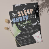 Slaap onder Schattigee Kleurrijke Sleepover Verjaa Kaart