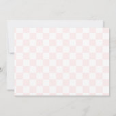 Slaap onder snacks partij meisjes verjaardag kaart (Achterkant)