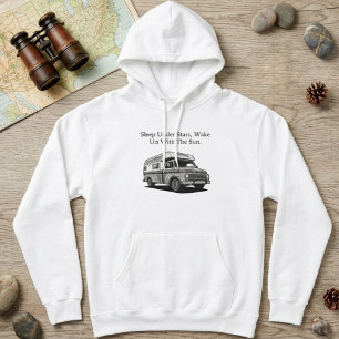 Slaap Onder Sterren Word Wakker Met De Zon Buiten Hoodie