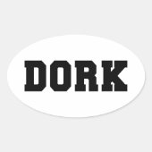 SLAAP OVALE STICKER (Voorkant)