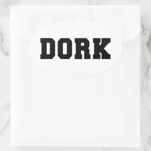 SLAAP OVALE STICKER (Tas)