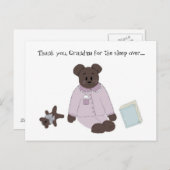 Slaap over dankzij briefkaart (Voorkant / Achterkant)