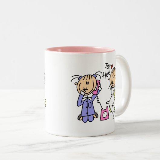 Slaap over meisjes op de Mok (Voorkant rechts)