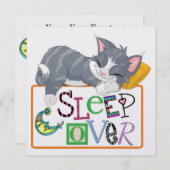 Slaap over - Slumber Party - SRF Kaart (Voorkant / Achterkant)