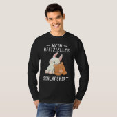 Slaap-pyjama Nightdress Rabbit Beer T-shirt (Voorkant volledig)